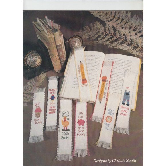 The Finish Line Bookmark Collection Cross Stich Pattern Booklet Linda Dennis - Picture 2 of 2